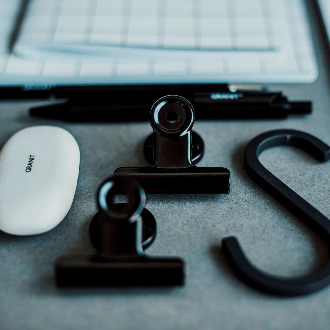 GRANIT Klämma Magnet 3x5cm Svart- Magneter|Klämmor & Vajrar