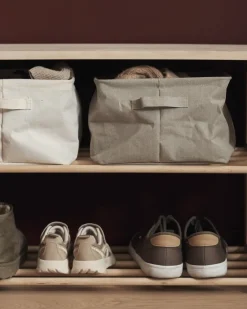 GRANIT Korg Hopvikbar 31x45cm Offwhite- Garderob & Klädförvaring|Korgar