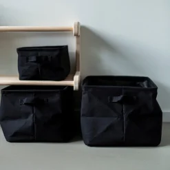 GRANIT Korg Hopvikbar 27x39cm Svart- Garderob & Klädförvaring|Korgar