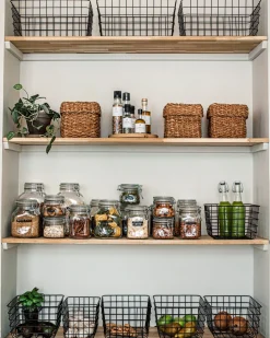 GRANIT Korg Metall 30x38cm Svart- Korgar|Hallmöbler & Förvaring