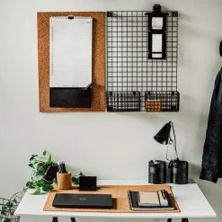 GRANIT Korg Rutnät Krokar 13x20cm Svart- Förvaringstavlor Med Tillbehör|Häng- & Väggförvaring