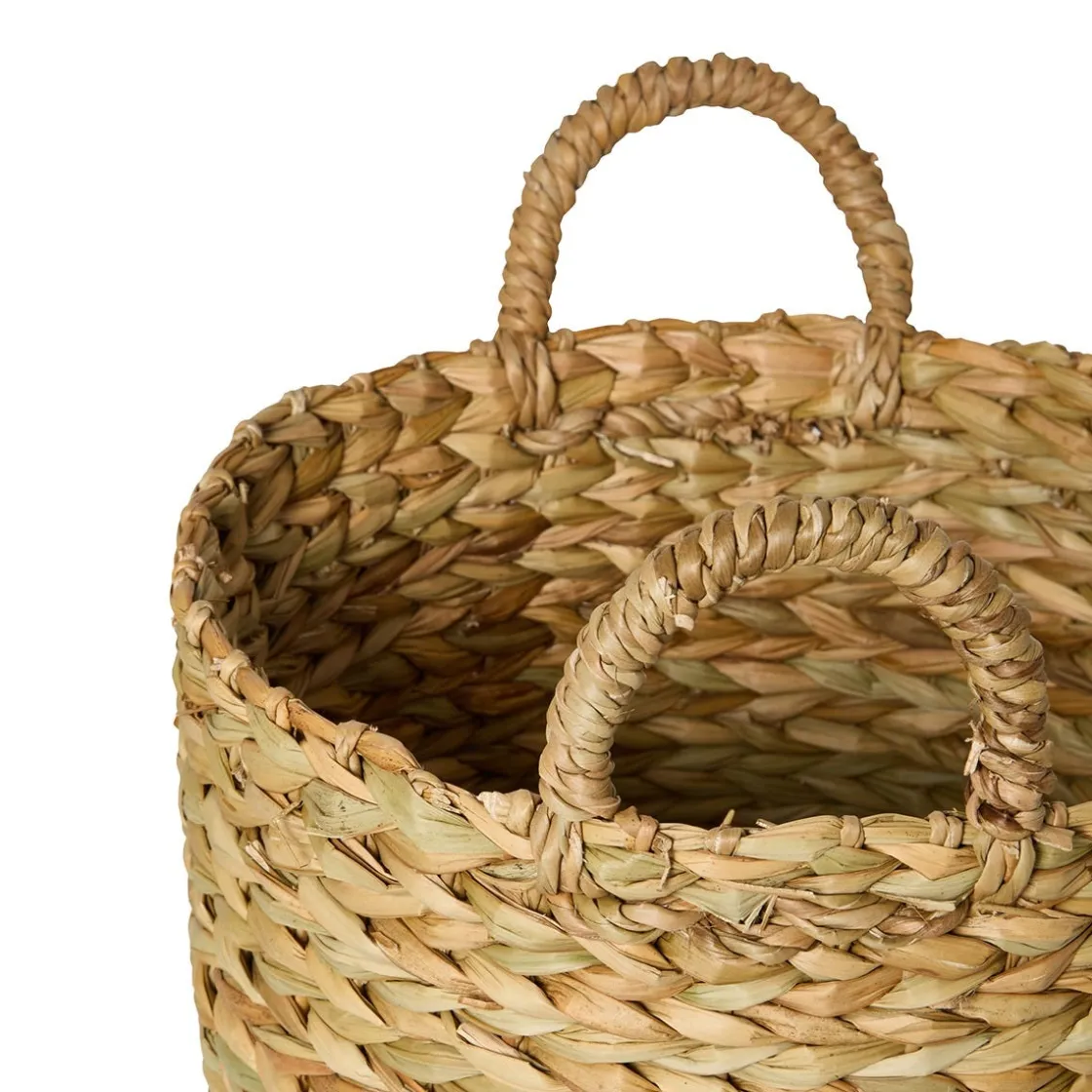 GRANIT Korg Sjögräs Flätad 30x25cm- Korgar|Badrumsförvaring