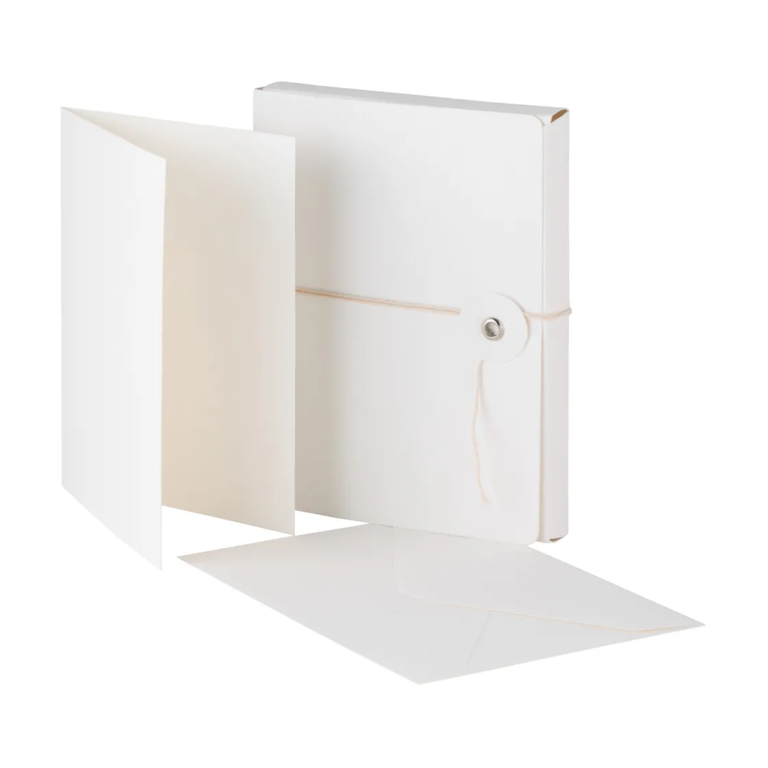 GRANIT Kort Kuvert 10-p Vit- Presentinslagning & Diy|Presentinslagning