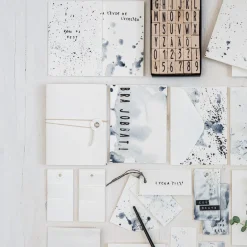 GRANIT Kort Kuvert 10-p Vit- Presentinslagning & Diy|Presentinslagning