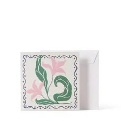 GRANIT Kort m. Kuvert Tulip 15x15cm Anna Mörner- Presentinslagning & Diy