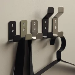 GRANIT Krok Egil 3x12cm Rostfritt Stål- Häng- & Väggförvaring|Garderob & Klädförvaring