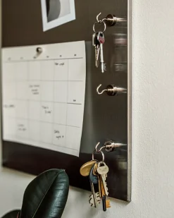 GRANIT Krok Magnet 2x3,8cm Rostfritt Stål- Magneter|Förvaringstavlor Med Tillbehör