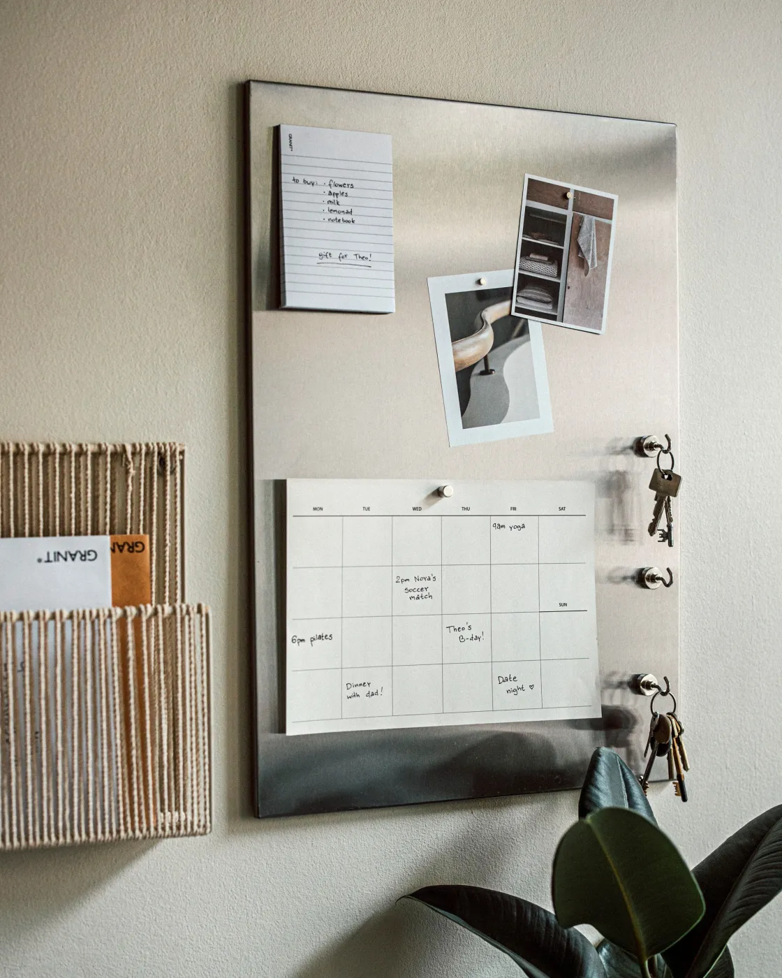 GRANIT Krok Magnet 2x3,8cm Rostfritt Stål- Magneter|Förvaringstavlor Med Tillbehör