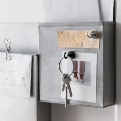 GRANIT Krok Magnet 2x3,8cm Svart- Magneter|Förvaringstavlor Med Tillbehör