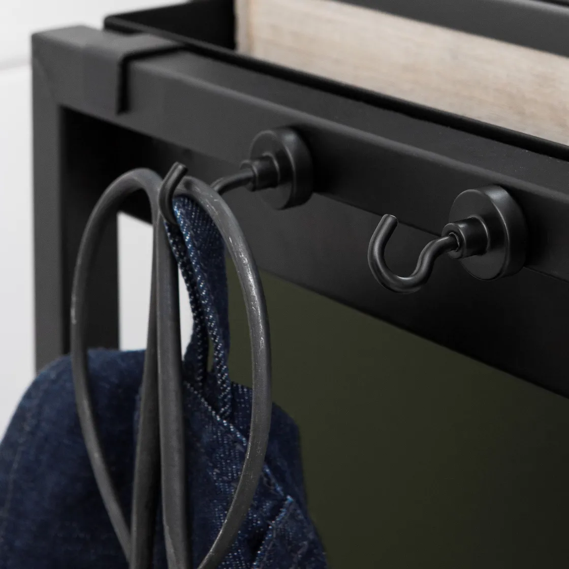 GRANIT Krok Magnet 2x3,8cm Svart- Magneter|Förvaringstavlor Med Tillbehör