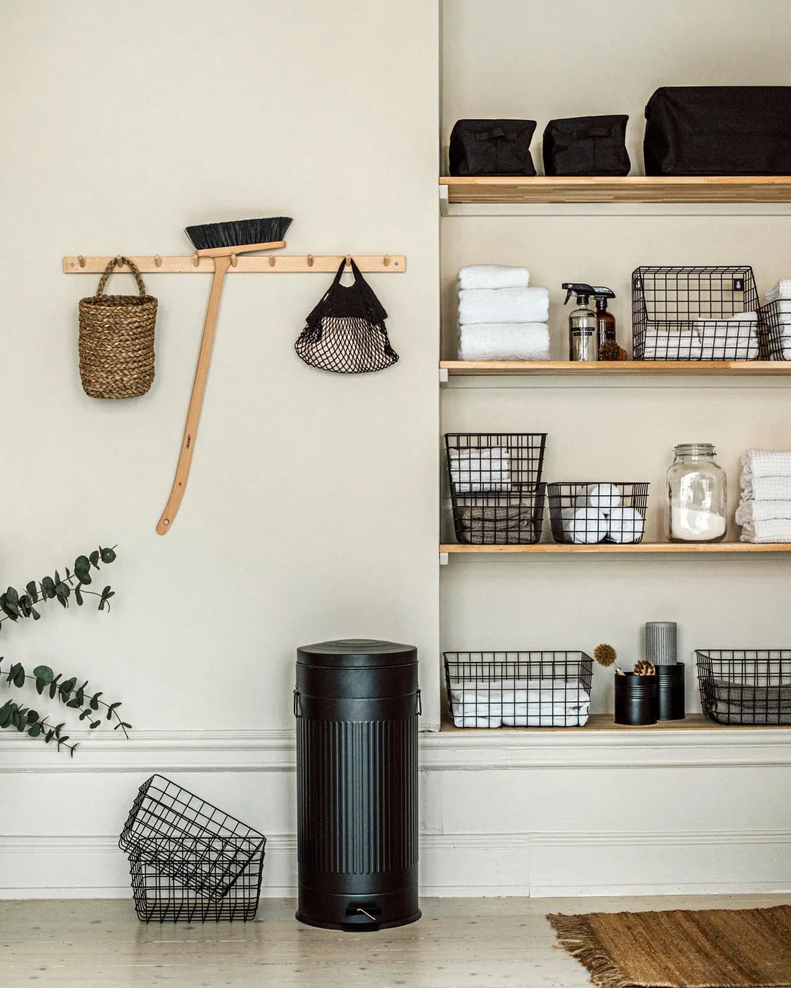 GRANIT Kroklist Björk 86cm- Häng- & Väggförvaring