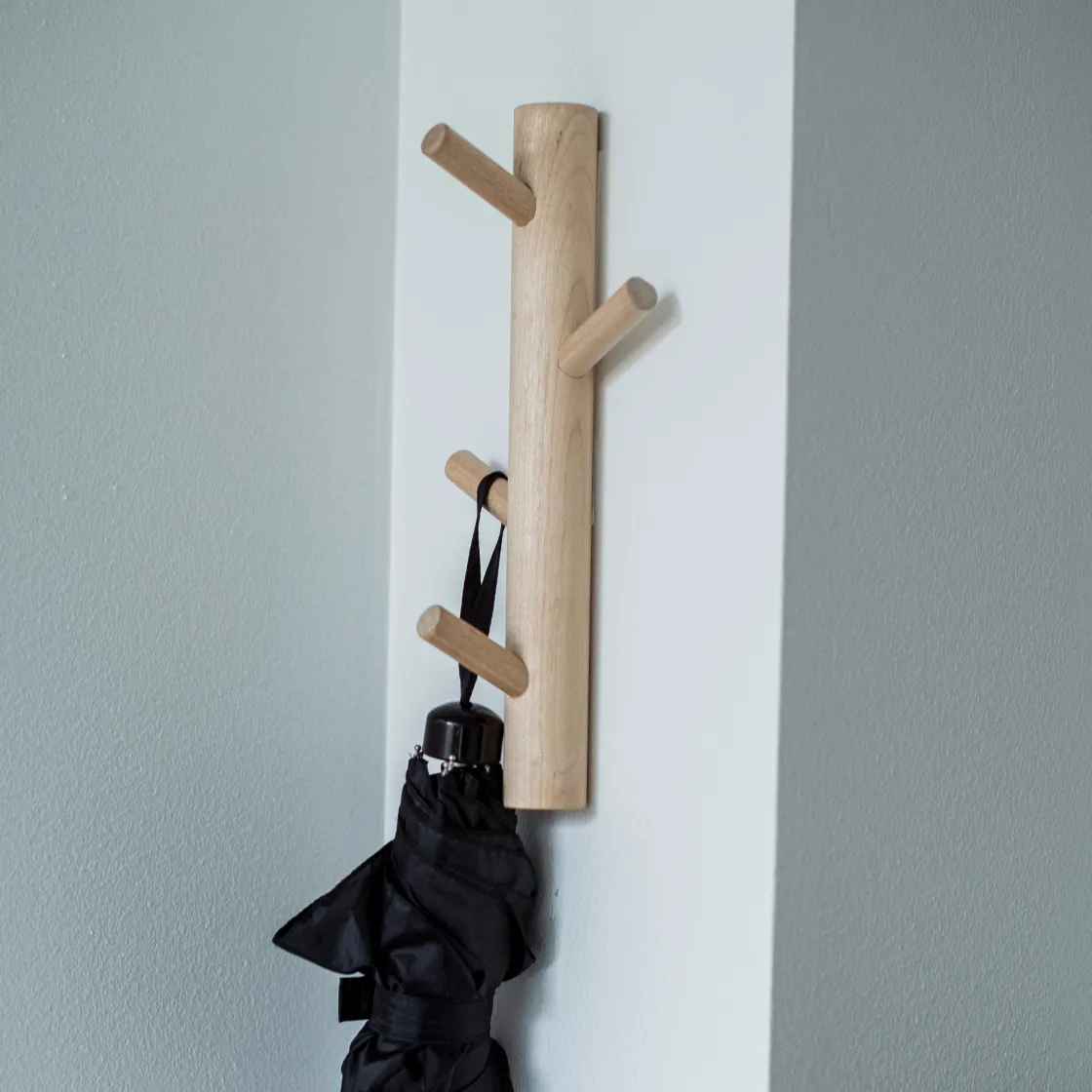 GRANIT Kroklist Vertikal Björk 29cm- Häng- & Väggförvaring