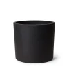 GRANIT Kruka Betong 32cm Svart- Krukor