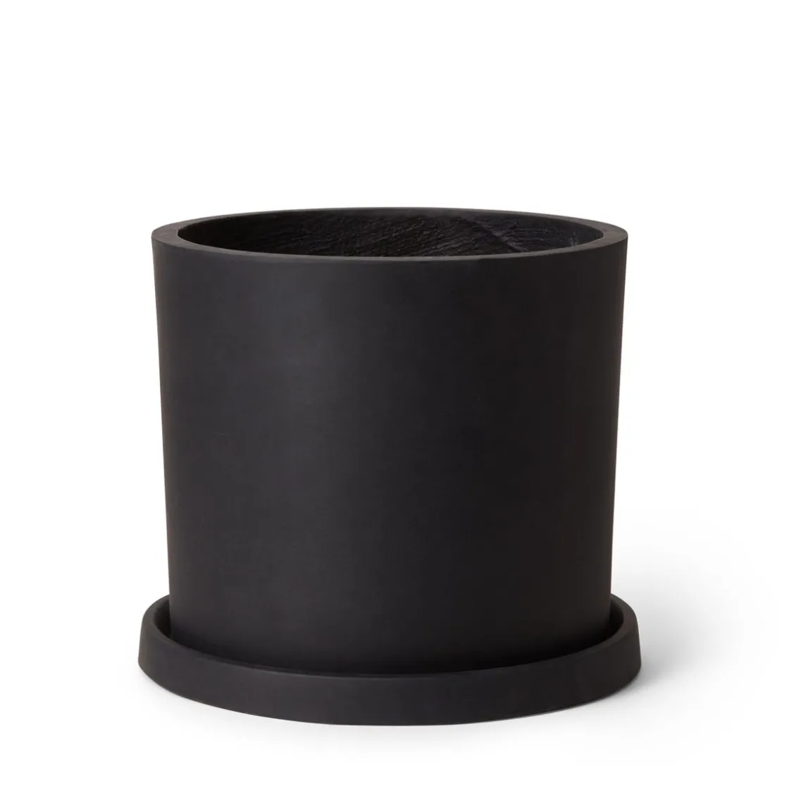 GRANIT Kruka Betong 32cm Svart- Krukor