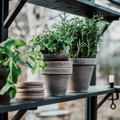 GRANIT Kruka Terrakotta 13,5cm Grå- Växt- & Odlingstillbehör|Krukor