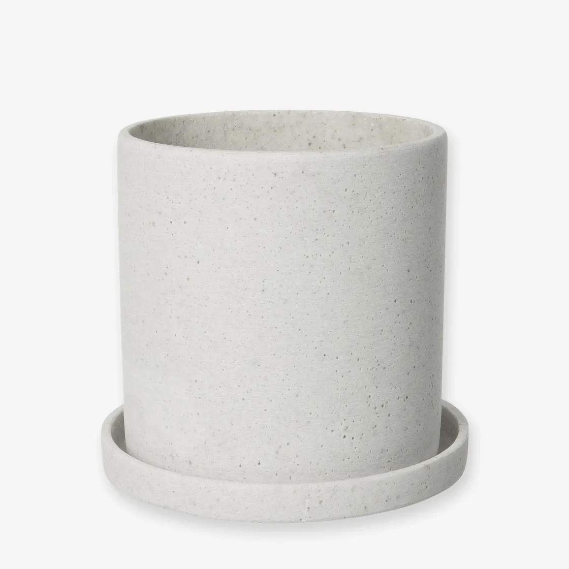 GRANIT Kruka/Fat Polystone 16cm Vit- Krukor|Krukor