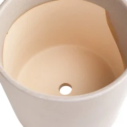 GRANIT Kruka/Fat Stengods 17,5cm Beige- Växt- & Odlingstillbehör|Krukor