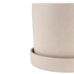 GRANIT Kruka/Fat Stengods 14cm Beige- Växt- & Odlingstillbehör|Krukor