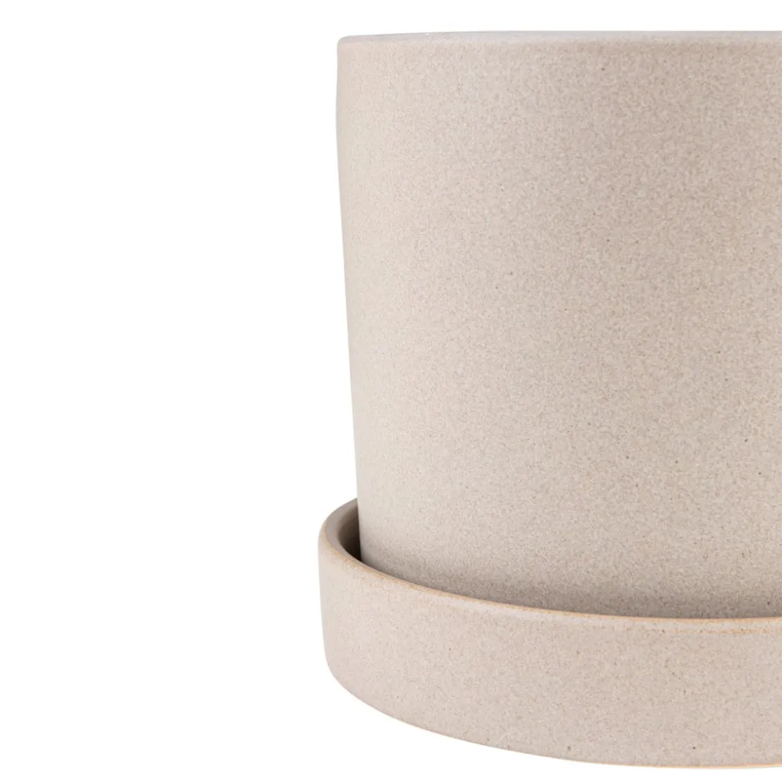 GRANIT Kruka/Fat Stengods 14cm Beige- Växt- & Odlingstillbehör|Krukor