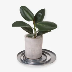 GRANIT Krukfat Zink 17cm- Växt- & Odlingstillbehör|Utemöbler