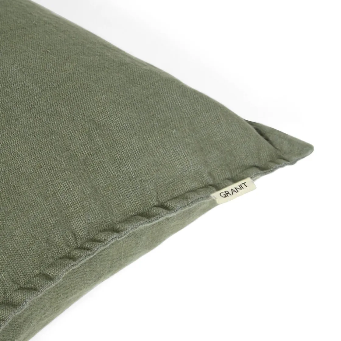 GRANIT Kuddfodral Linne 50x70cm Khakigrön- Kuddar