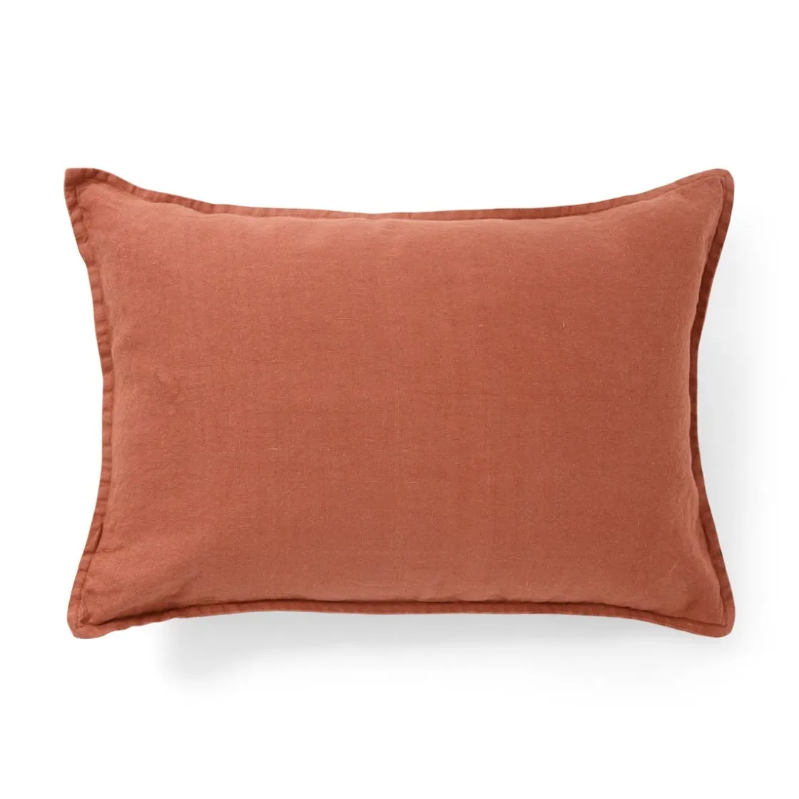 GRANIT Kuddfodral Linne 50x70cm Terrakotta- Kuddar