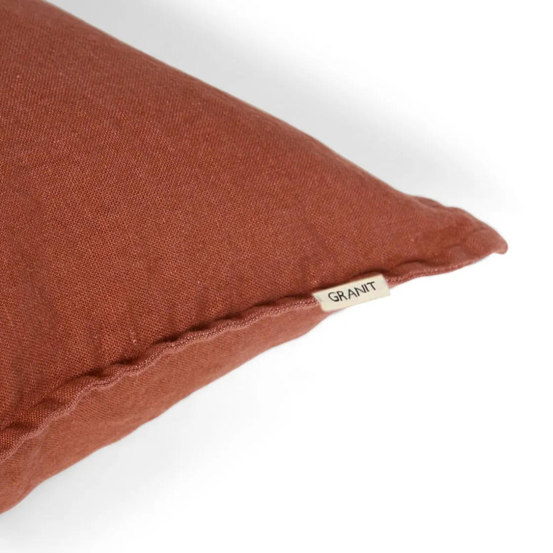 GRANIT Kuddfodral Linne 50x70cm Terrakotta- Kuddar