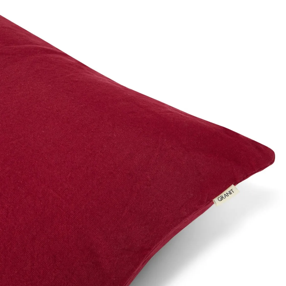 GRANIT Kuddfodral Linnemix 50x50cm Vinröd- Kuddar