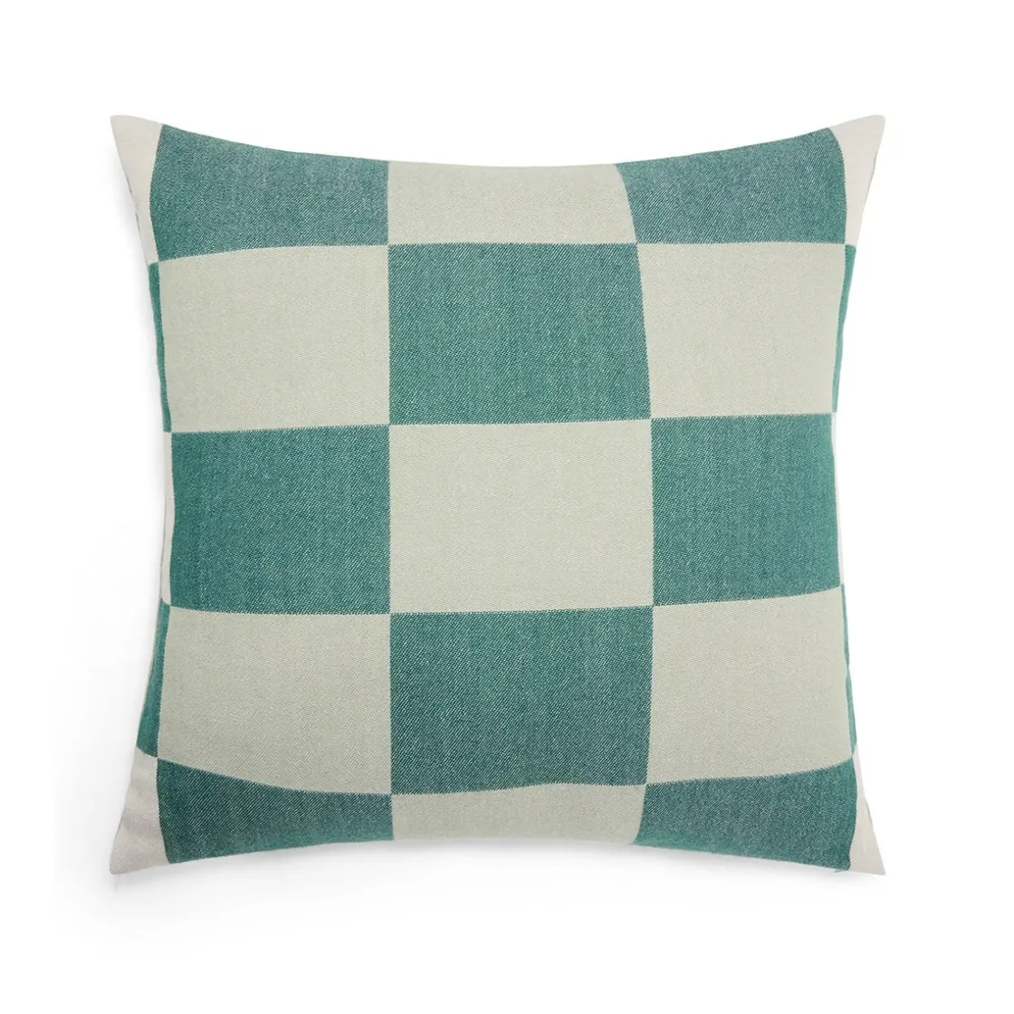 GRANIT Kuddfodral Ullmix Ruta 50x50cm Grön- Kuddar