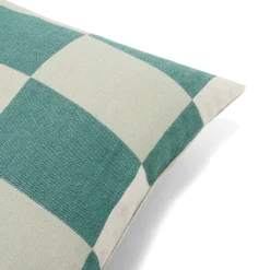 GRANIT Kuddfodral Ullmix Ruta 50x50cm Grön- Kuddar