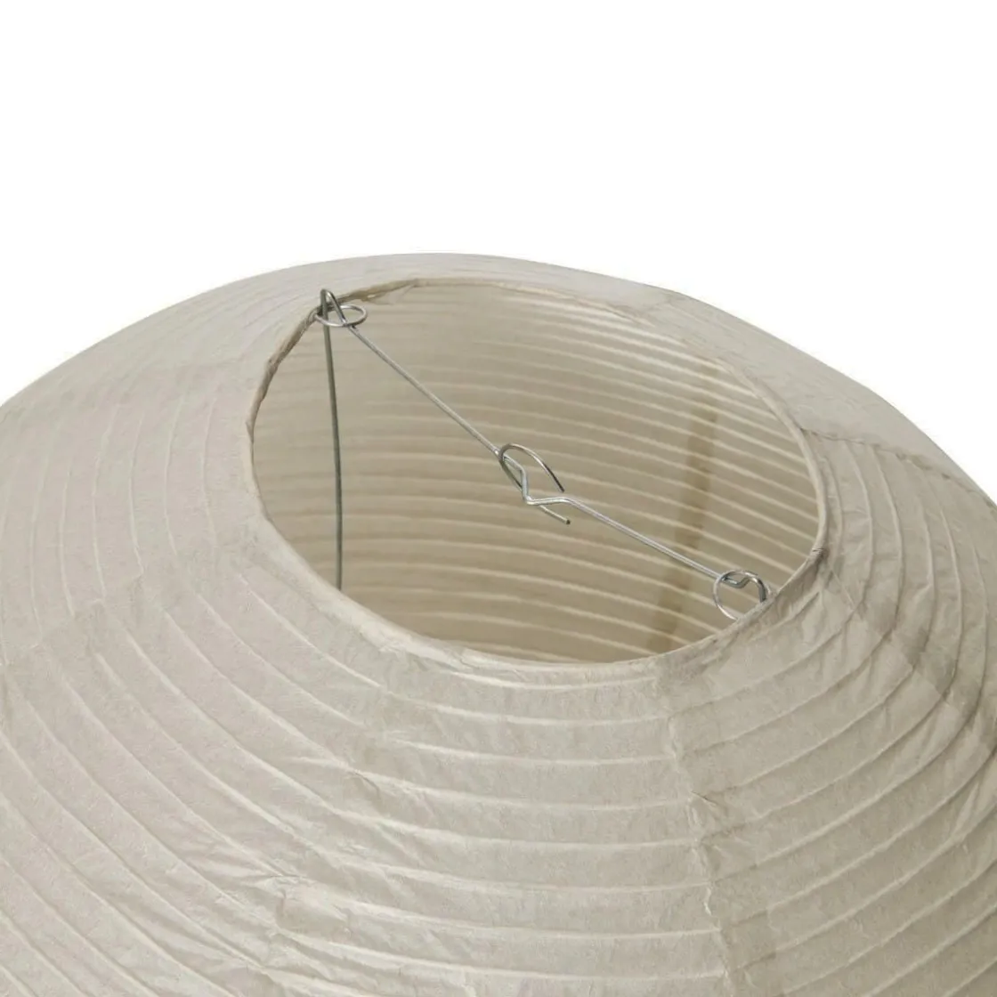 GRANIT Lampskärm Rispapper Luna 40cm Ljusgrå- Lampor