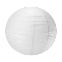 GRANIT Lampskärm Rispapper Luna 80cm Vit- Lampor