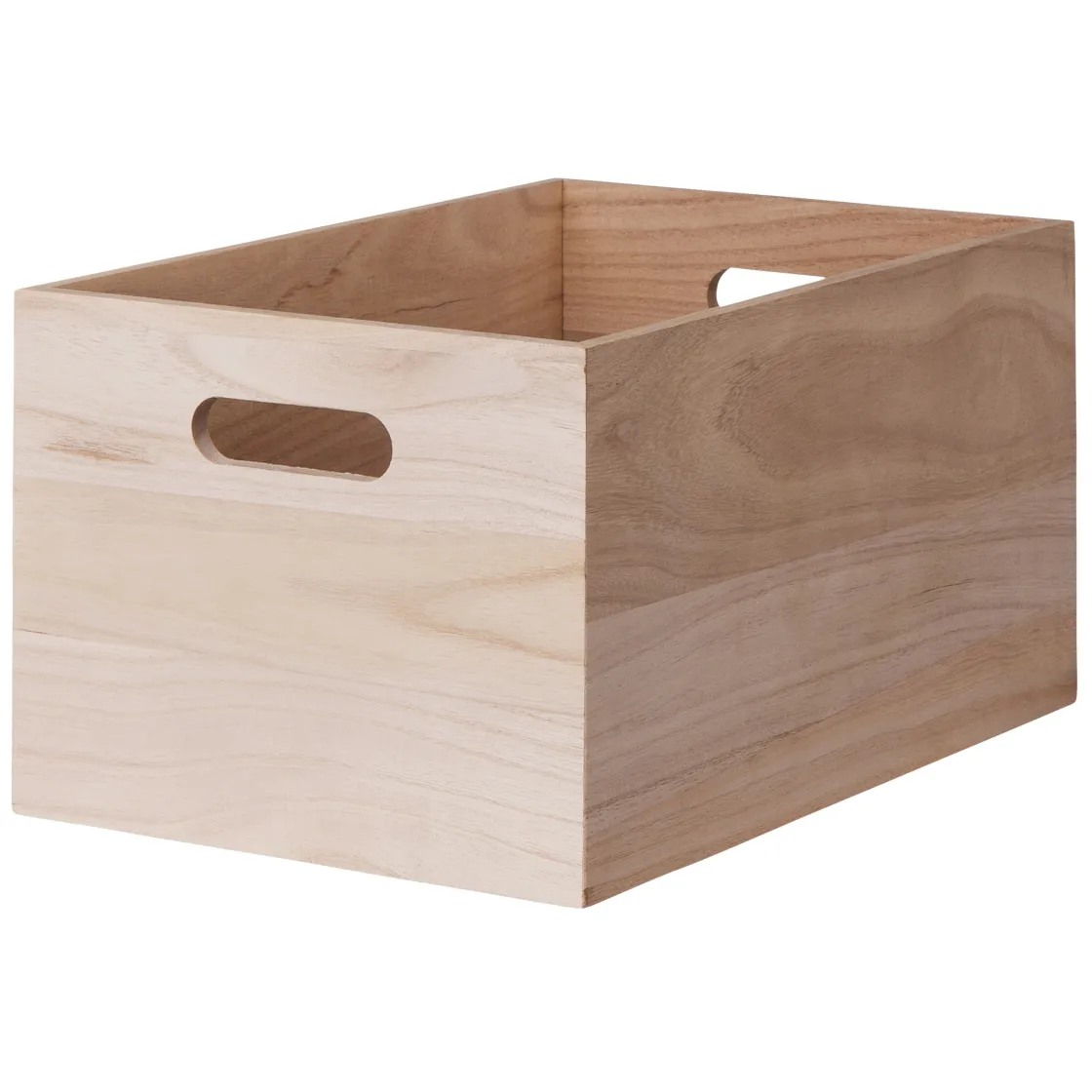 GRANIT Låda Trä Handtag 30x40cm- Skrivbordsförvaring|Boxar