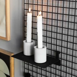 GRANIT Ljushållare Betong 6,5x5,5cm- Ljusstakar|Juldekorationer