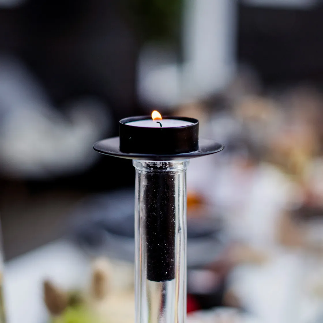 GRANIT Ljushållare Flaska Värmeljus- Ljusstakar|Juldukning