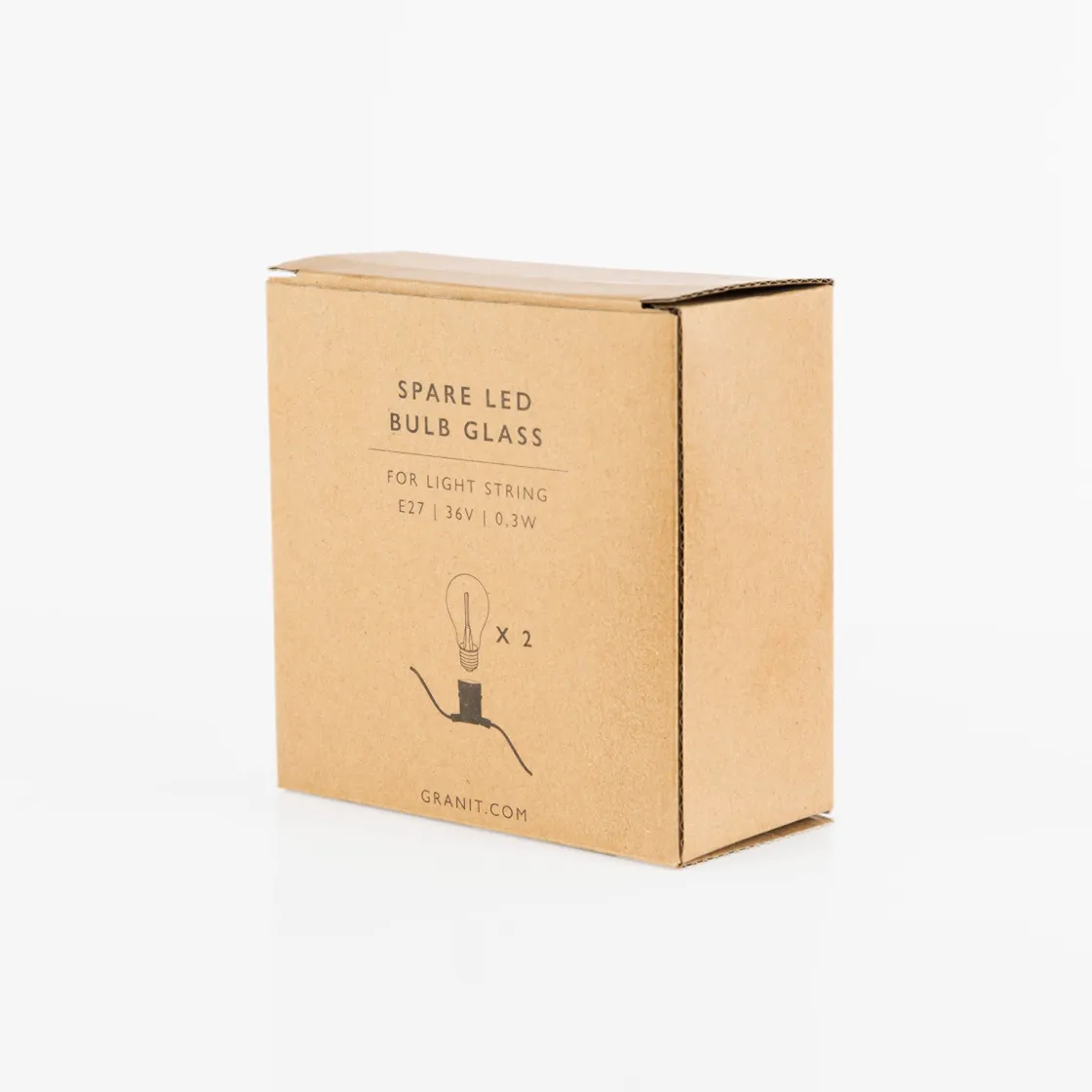 GRANIT Ljuskälla Ljusslinga 2-p Glas Reserv- Ljuskällor & Sladdar