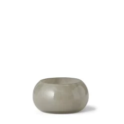 GRANIT Ljuslykta Rund 8x8cm Grå- Ljusstakar