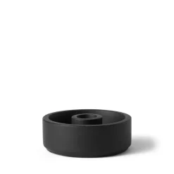 GRANIT Ljusstake Betong Svart- Ljusstakar|Juldukning