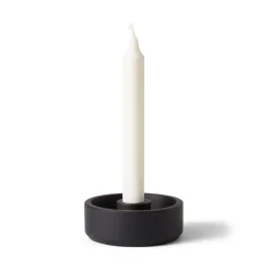 GRANIT Ljusstake Betong Svart- Ljusstakar|Juldukning