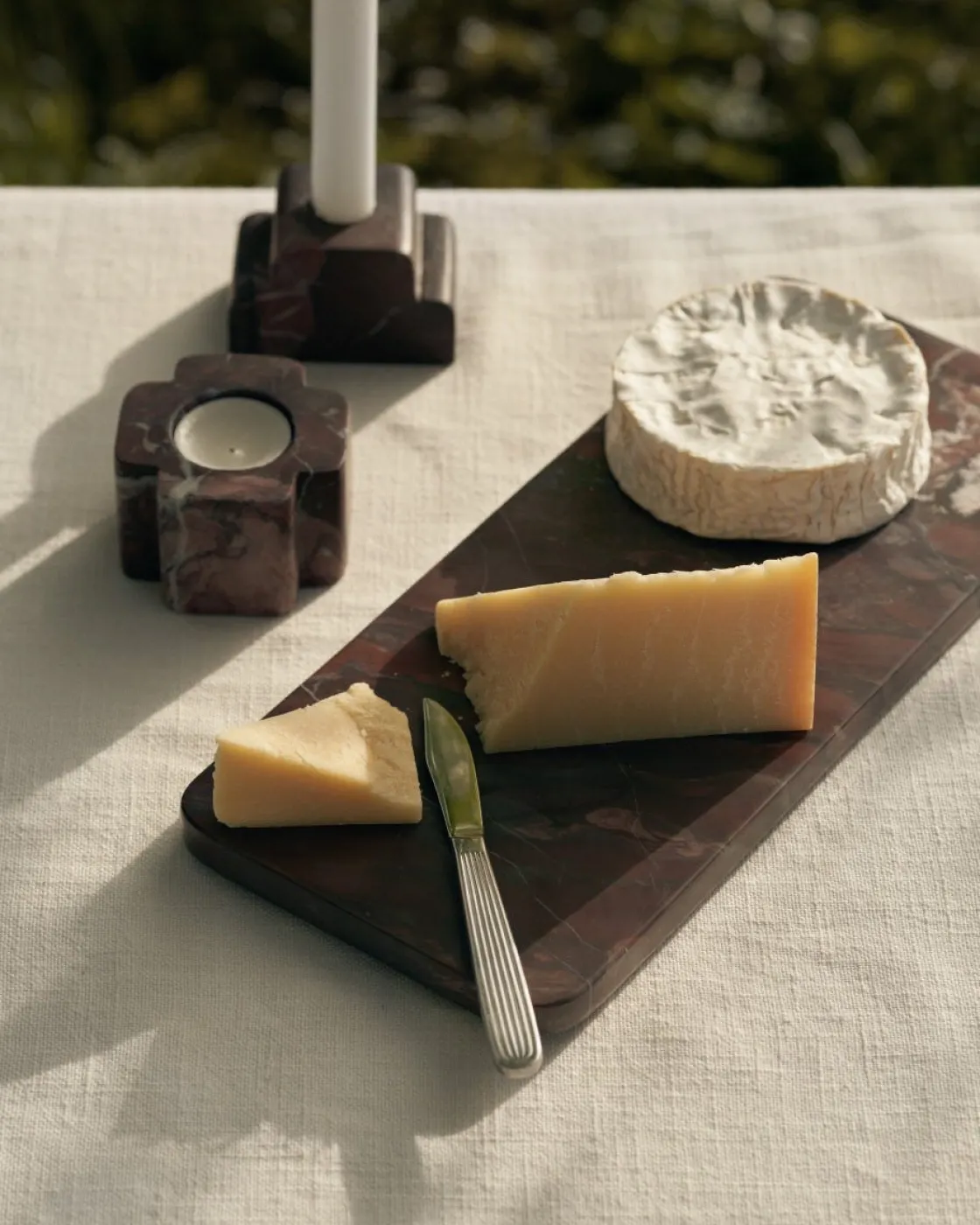 GRANIT Ljusstake Radial 8x5,3cm Marmor- Ljusstakar|Juldukning