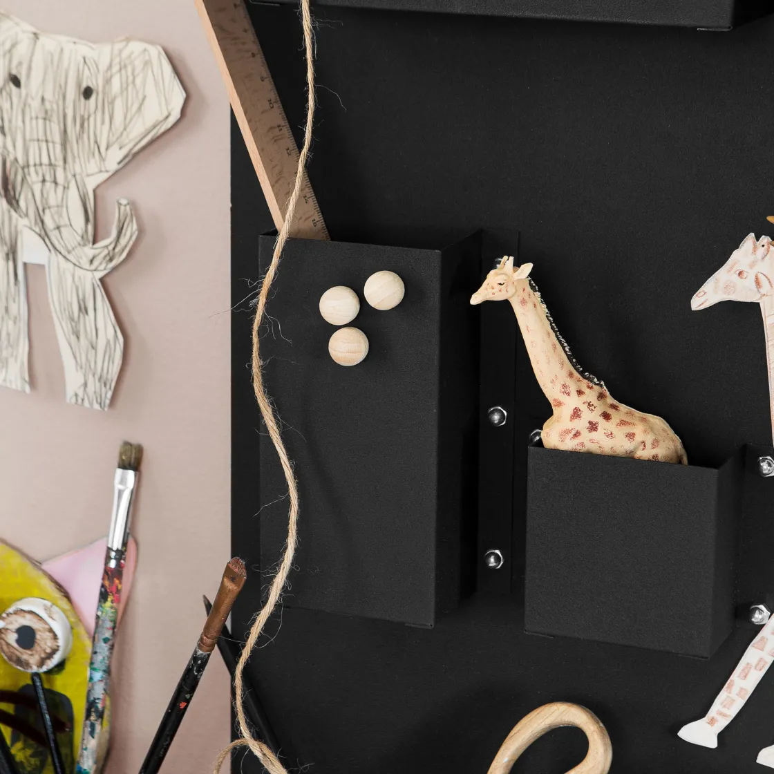 GRANIT Magnet Trä Rund 6-p- Magneter|Skrivbordstillbehör