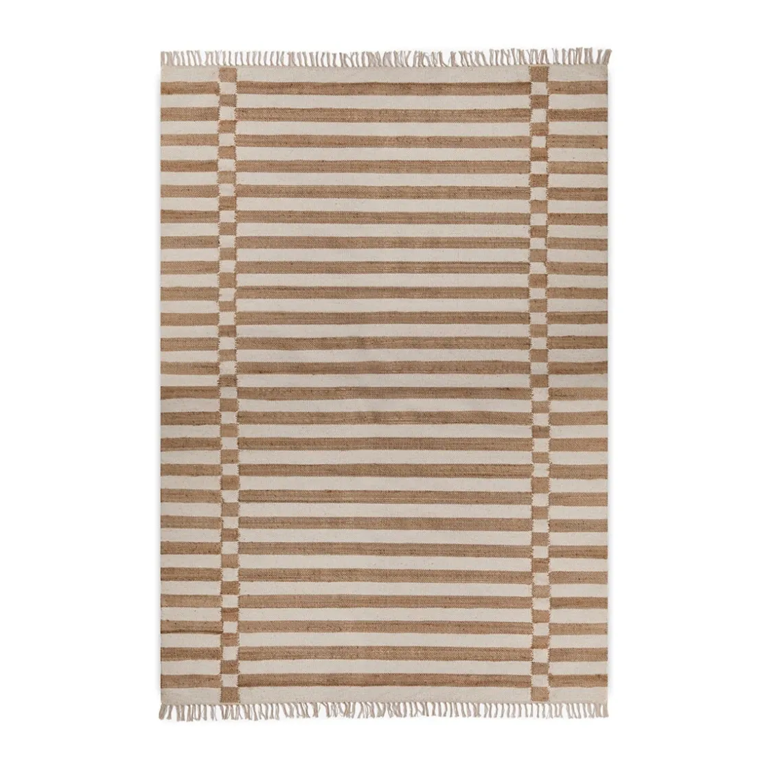 GRANIT Matta Ull/Jute 170x240cm Beige- Mattor