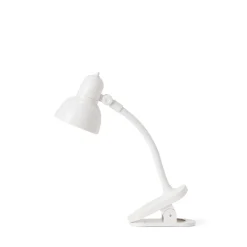 GRANIT Mini Läslampa Klämma 3x15cm Vit- Lampor