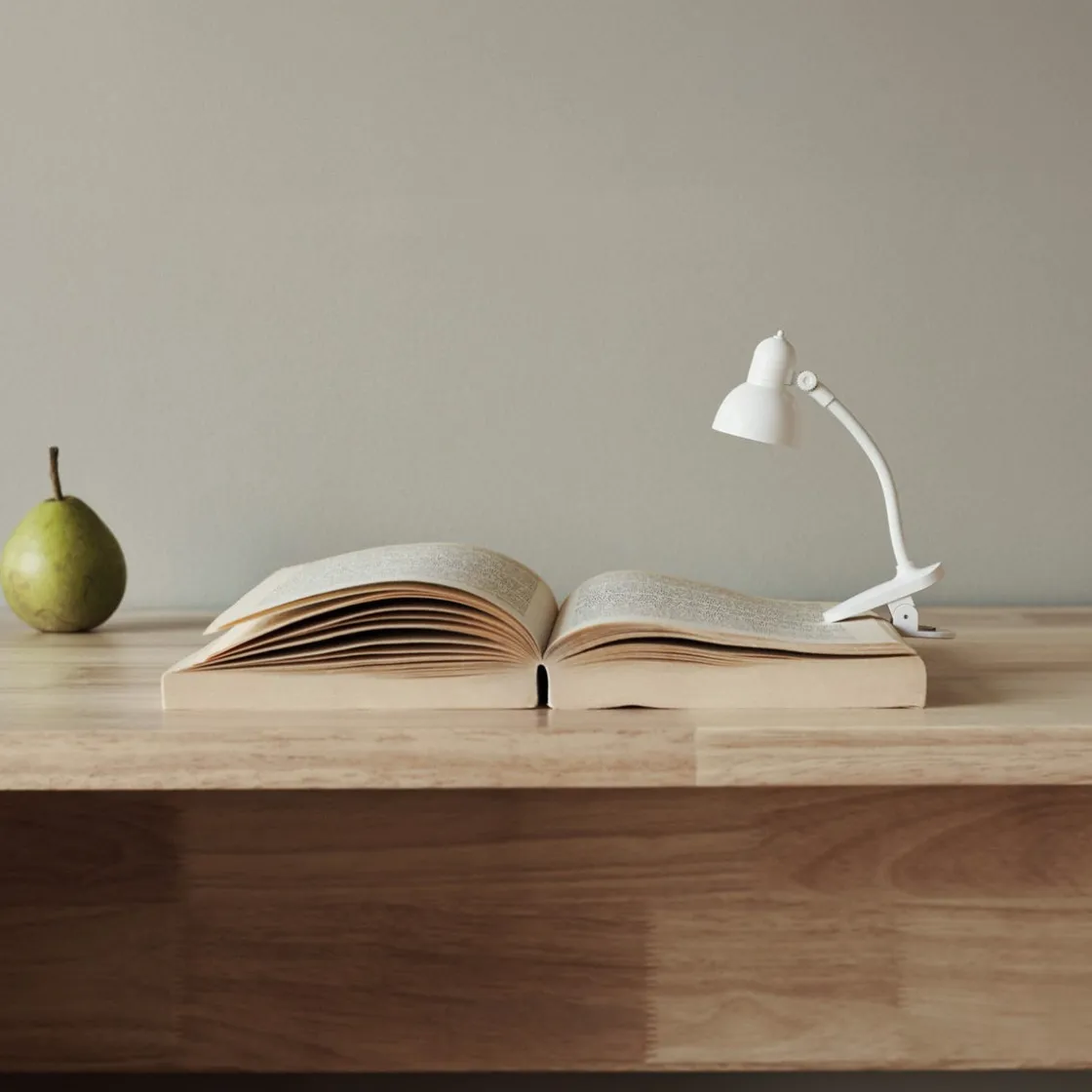 GRANIT Mini Läslampa Klämma 3x15cm Vit- Lampor