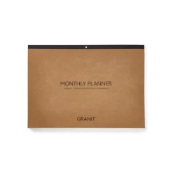 GRANIT Månadsplan A3- Skrivbordstillbehör|Kalendrar & Skrivblock