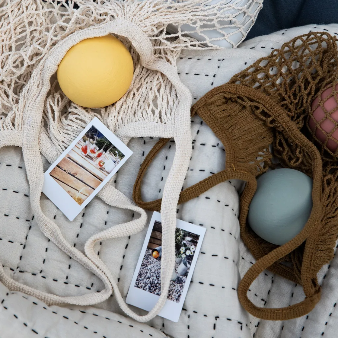 GRANIT Nätkasse 40x40cm Natur- Småförvaring|Saker När Du Är På Språng