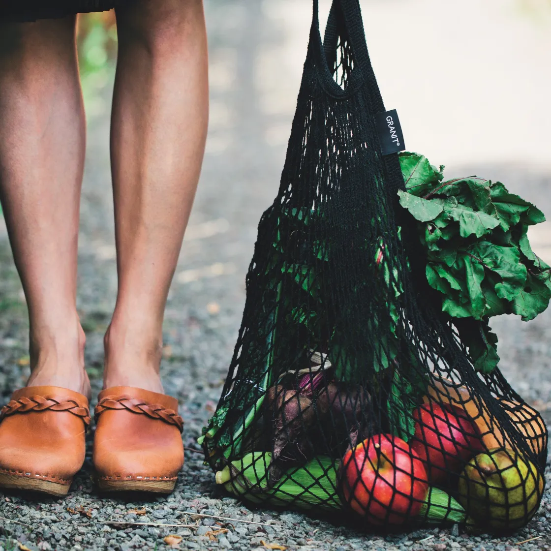 GRANIT Nätkasse 40x40cm Svart- Småförvaring|Väskor & Kassar