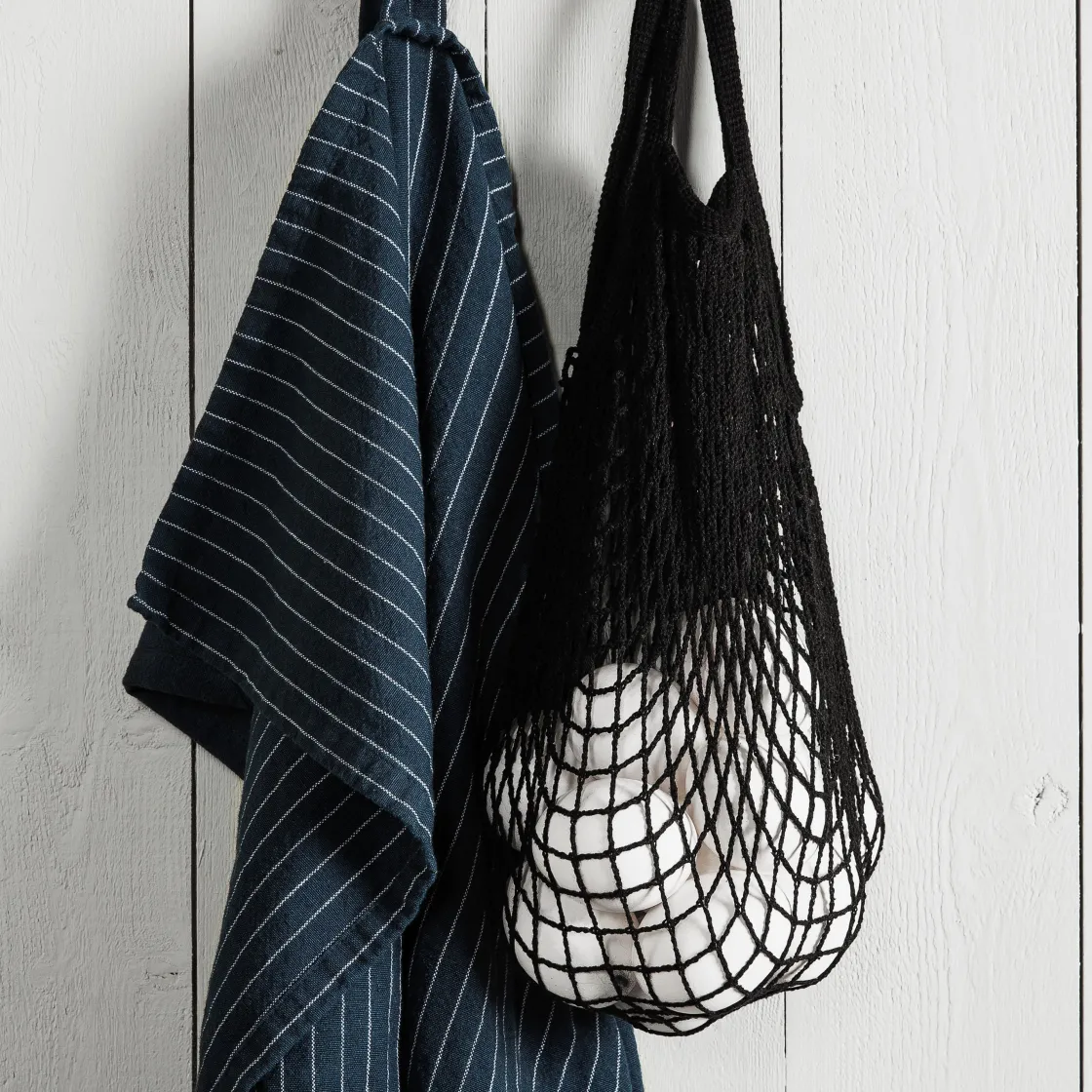 GRANIT Nätkasse 40x40cm Svart- Småförvaring|Väskor & Kassar