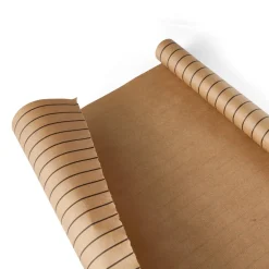 GRANIT Omslagspapper 5m Rand Kraft/Svart- Presentinslagning & Diy