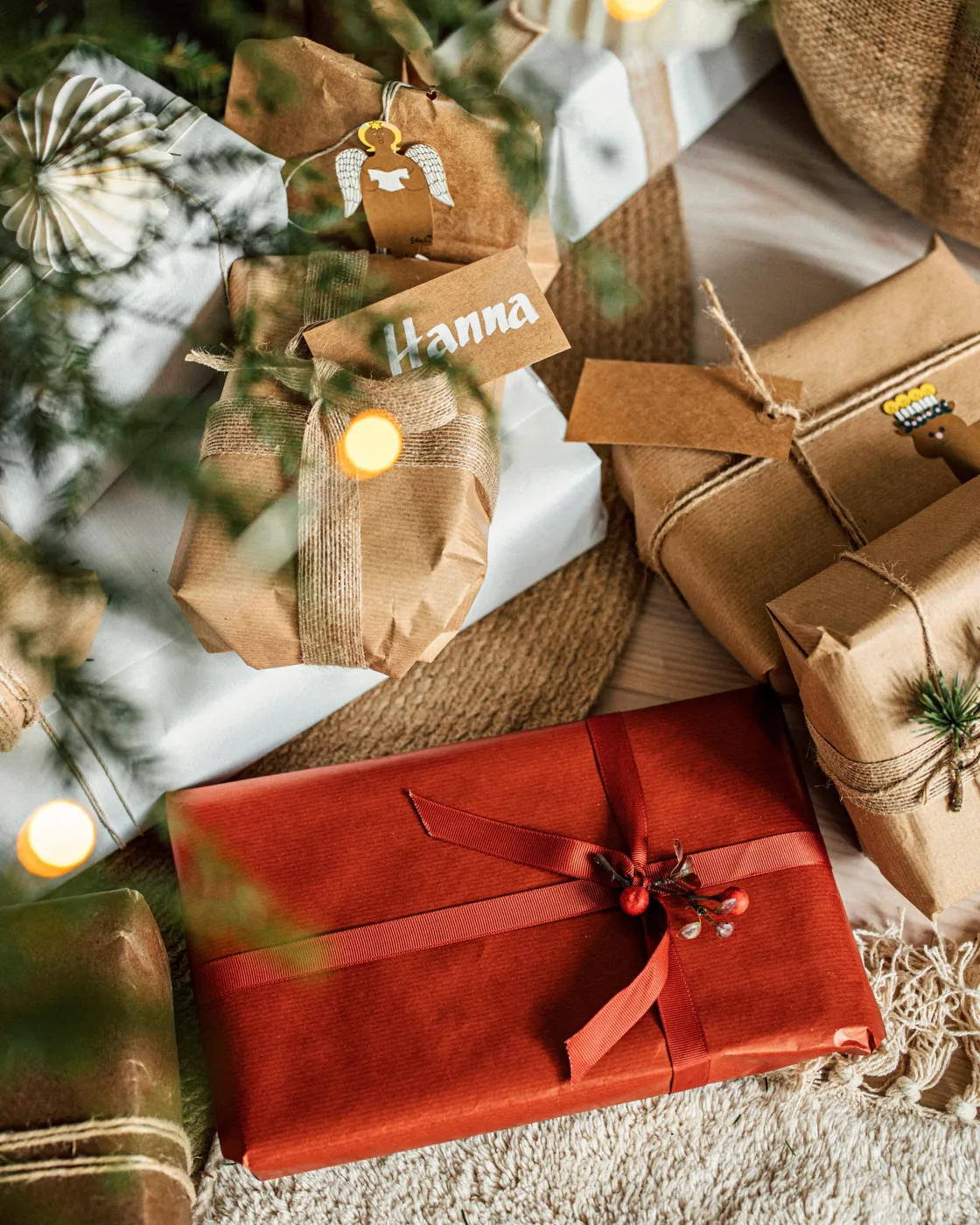 GRANIT Omslagspapper 10m Röd- Presentinslagning